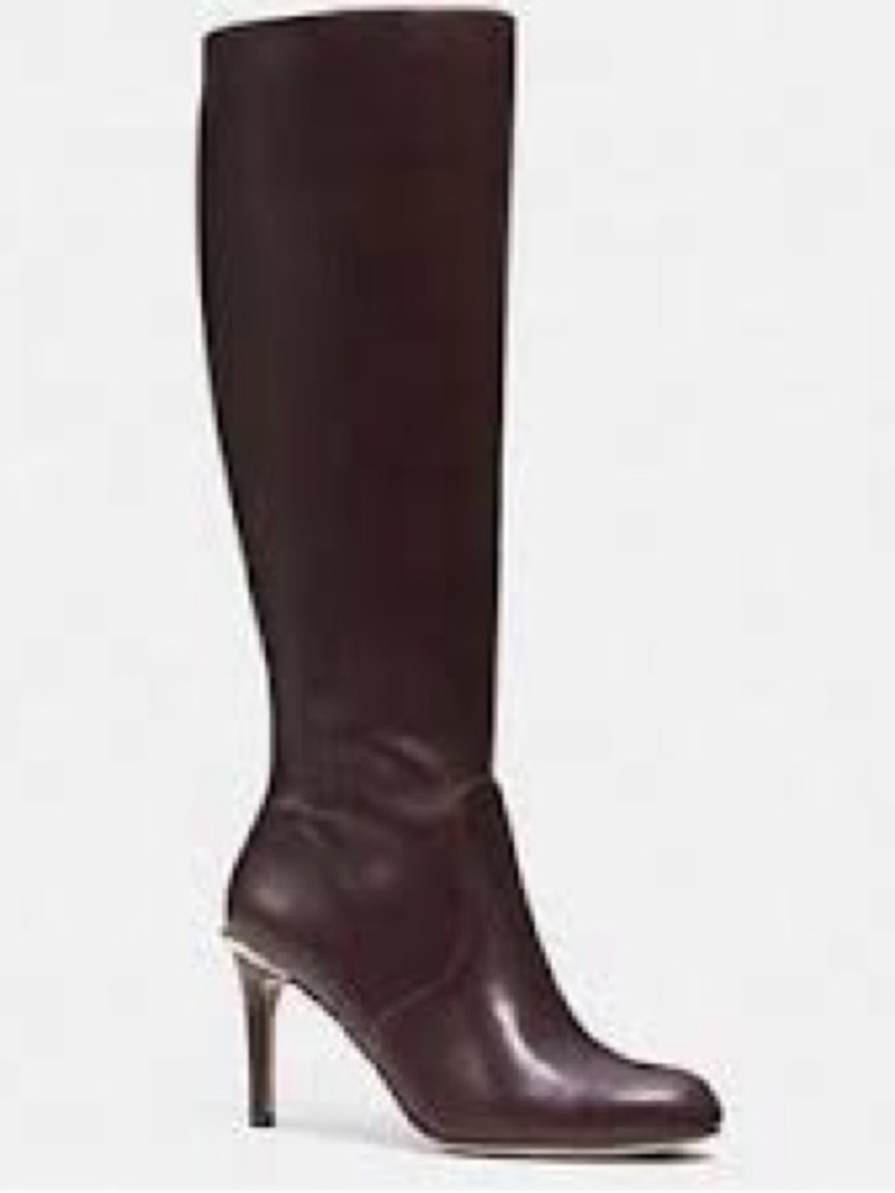 COACH tall heeled leather boots!
